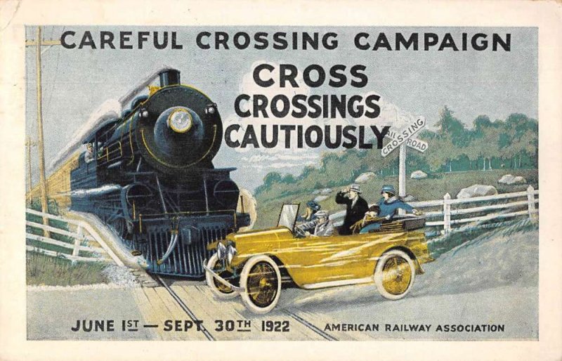 American Railway Association Union Pacific Railroad Safety Crossing PC AA22473