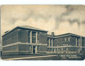 Unused Divided-Back HIGH SCHOOL Rochester New York NY k0203-12