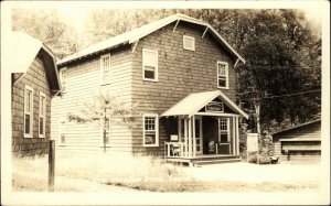 Paradise Point Legion Camp - Tupper Lake New York NY Cancel RPPC Postcard