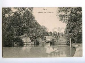 235736 GERMANY BERLIN Schleuse im Tiergarten ZOO Vintage PC