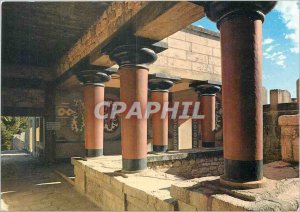 Postcard Modern Knossos Palace The Hall of Columns