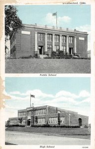 F84/ Weatherford Oklahoma Postcard c1930s 2View Public School High