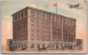 Akron Ohio 1912 Advertising Postcard Hotel Details On Back