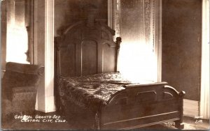 Real Photo Postcard General Grant's Bed in Central City, Colorado~653