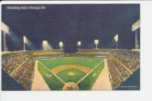 IL LN Chicago Comiskey Park Linen Home White Sox