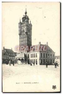 Old Postcard Bergues The Belfry