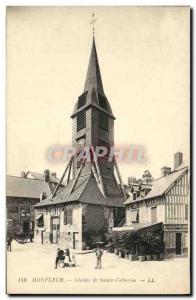 Old Postcard Honfleur The Church of St. Catherine