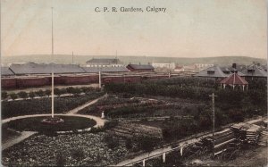 Calgary Alberta CPR Gardens AB Alta Unused Pearson's Private Postcard E79