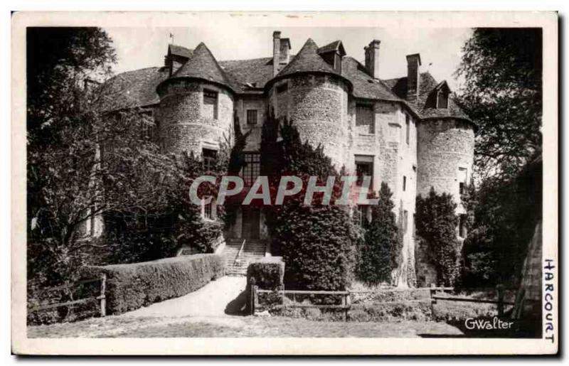 Le Chateau d & # 39Harcourt - Main Logis - Old Postcard