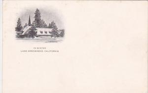 In Winter Lake Arrowhead California