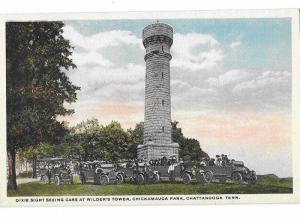 Dixie Sight Seeing Cars at Wilder's Tower Chickamauga Park Chattanooga TN