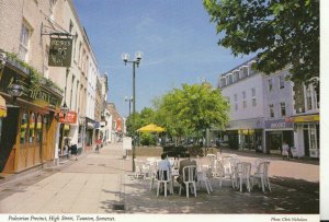 Somerset Postcard - Pedestrian Precinct - High Street - Taunton - Ref TZ225