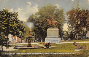 Statue of John Frederick Hortranft Capitol Park - Harrisburg, Pennsylvania PA  