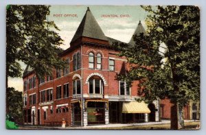 K1/ Ironton Ohio Postcard c1910 Post Office Building  17