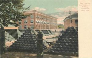 C-1910 Gun Park New Equipment Portsmouth Navy Yard Postcard Morris 13191