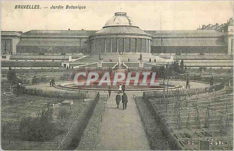 Postcard Old Botanical Garden Brussels