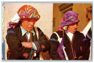 Guatemala Central America Postcard Indian Chiefs Chichicastenango 1960