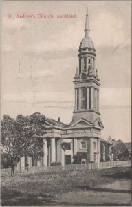 Postcard St Andrew's Church Auckland New Zealand