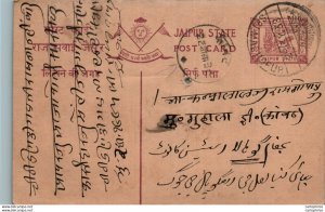 Jaipur Postal Stationery Phalera cds Sambhar Lake cds