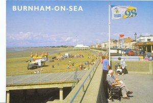 Somerset Postcard - Burnham on Sea Esplanade and Sands - AB2319