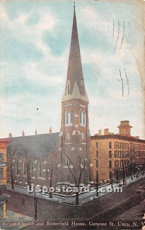 Grace Church & Butterfield House - Utica, New York NY  