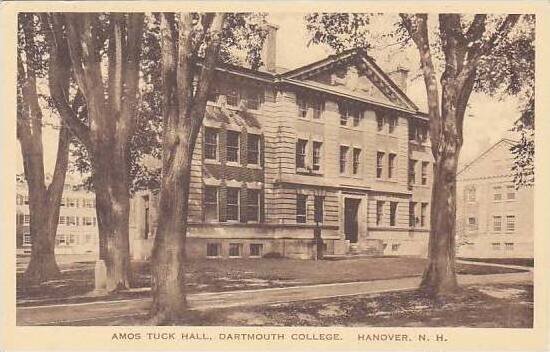 New Hampshire Hanover Dartmouth College Amos Tuck HallAlbertype