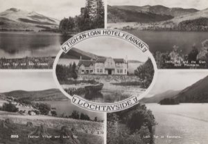 Lochtayside Tigh-An-Loan Hotel Vintage Scottish RPC Postcard