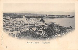 Vue Generale Fort-de-France Martinique Unused 