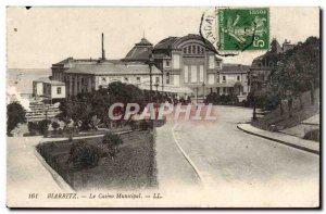 Old Postcard Biarritz Casino Municipal