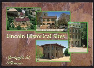 Illinois SPRINGFIELD MultiView Lincoln Historical Sites - Cont'l