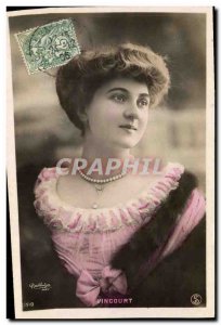 Old Postcard Fantasy Theater Woman Vincourt