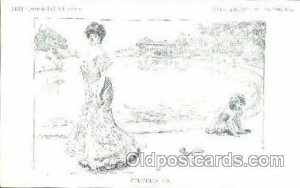 Artist Charles Dana Gibson (United States) Stepped On Unused light tab markin...