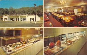 Evendale Ohio 1970s Postcard The Colonel's Inn Smorgasbord Restaurant