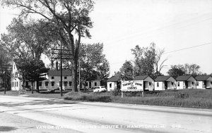 Hampton NH Van De Waters Tourist Home & Cabins on U. S.1 Real Photo Postcard