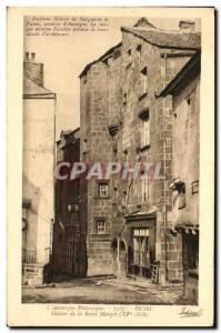 Old Postcard Besse Maison De La Reine Margot