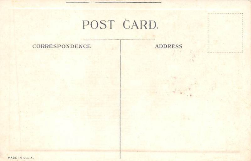 New Year Greetings Flying Machine Unused 