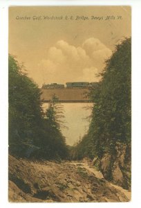 VT - Quechee. Quechee Gulf Bridge on Woodstock Railroad