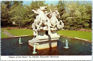 Postcard - Riders of the Dawn - Brookgreen Gardens, South Carolina