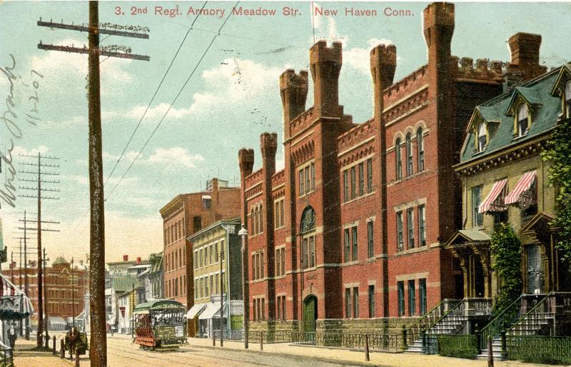 CT - New Haven - 2nd Regiment Armory, Meadow Street