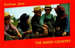 Pennsylvania Lancaster Amish Children Greetings From The Amish Country