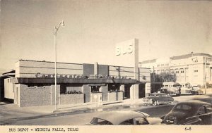 Bus Depot Real Photo - Wichita Falls, Texas TX