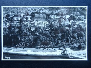 Devon Aerial View TORQUAY - Old RP Postcard by Aero Pictorial Ltd