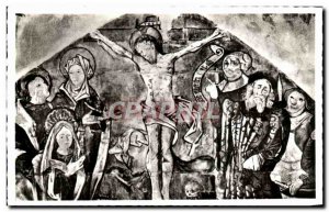 Postcard Modern Kernasceden Frescoes From 15th The Crucifixion Christ