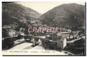 Old Postcard The Tarn Gorges Ste Enimie General view