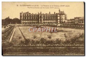 Old Postcard St Germain En Laye Le Parterre and the castle