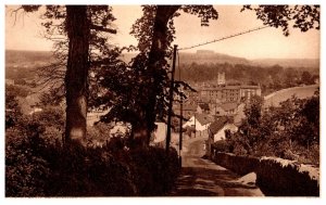 England  Aerial view of Dursley from Stinchcombe