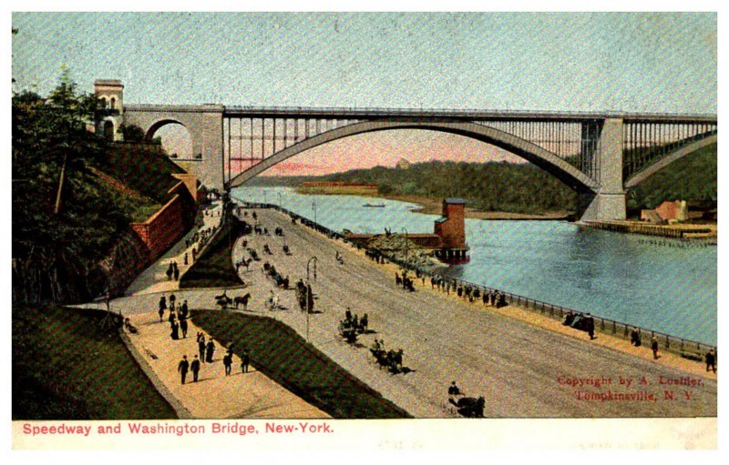 New York City  Speedway and Washington bridge