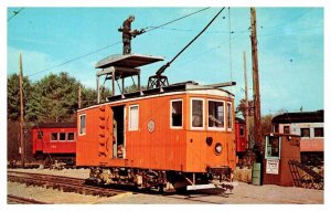 Postcard TRAIN SCENE Kennebunkport Maine ME AQ1365