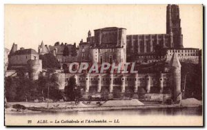 Old Postcard Albi The Cathedral and Archeveche