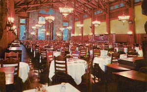 Dining Room of the Ahwahnee Hotel Yosemite National Park CA